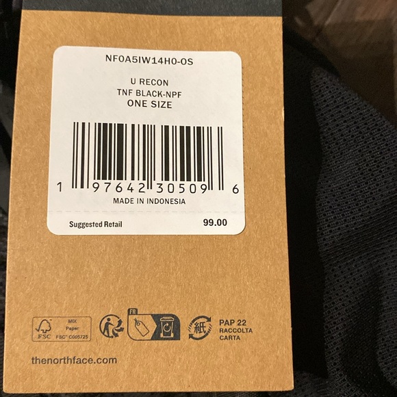 NWT North face backpack recon black Laptop School Hiking Camping NF0A5IW14H0-OS - Picture 8 of 8